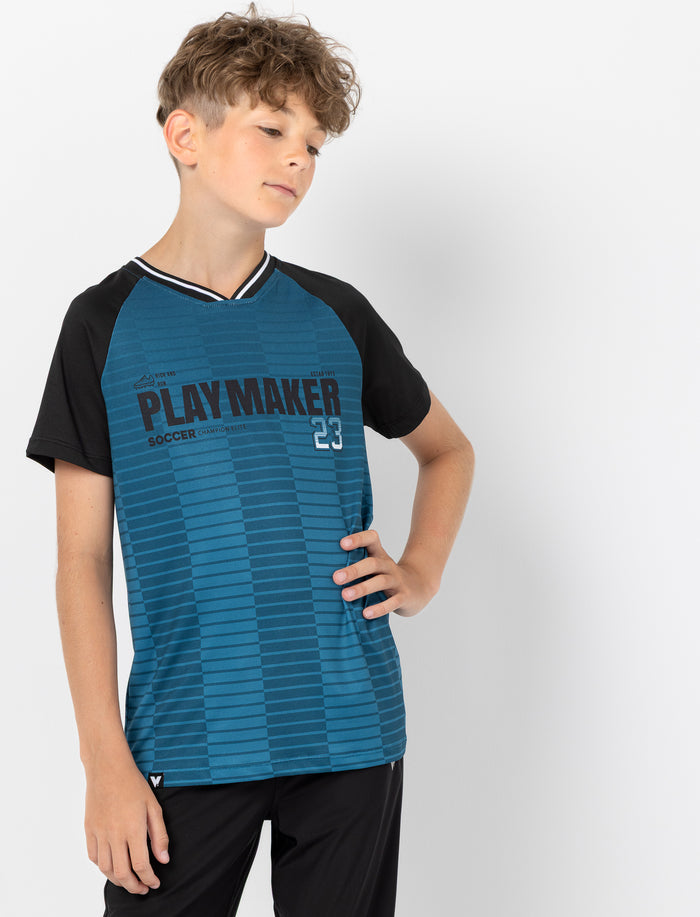 T-shirt de sport imprimé à l’avant pour ado garçon