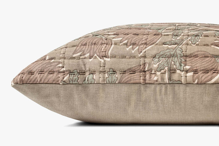 Taupe Roses Pillow