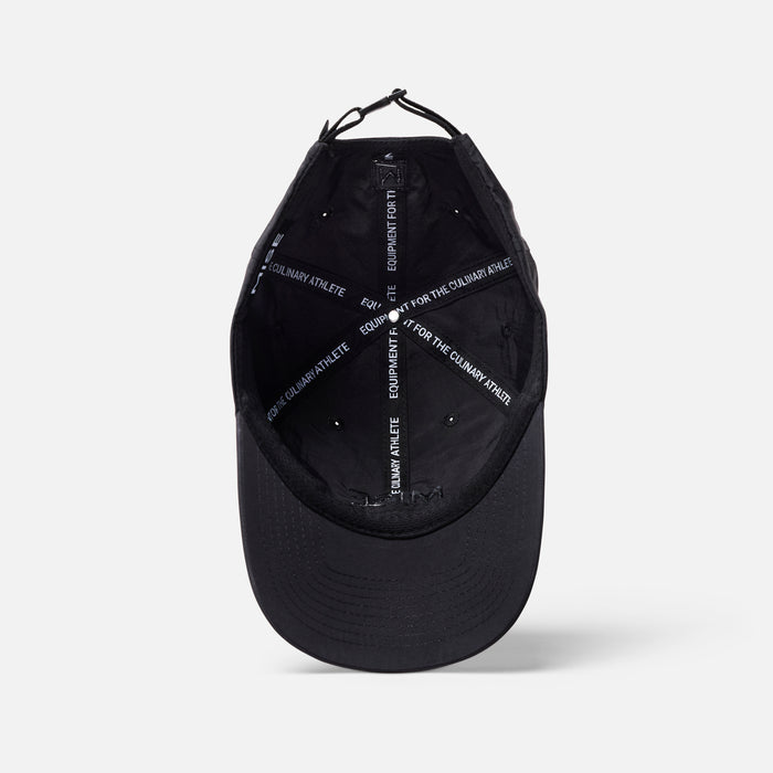 The Dad Cap gallery position 1 showing black interior with moisture-wicking fabric and branded Culinary Athlete taping