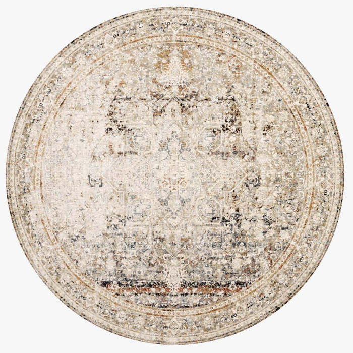 Theia Taupe/Brick Rug