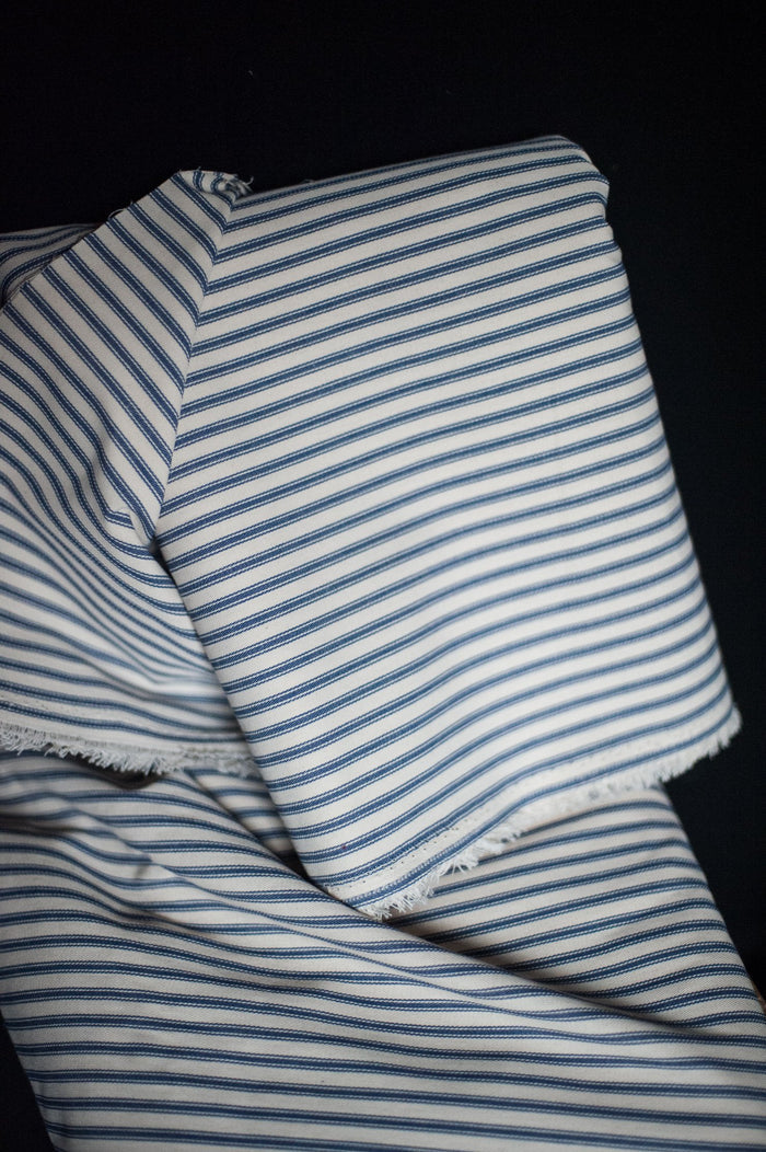 Ticking Blue Extra Wide Cotton | Merchant & Mills