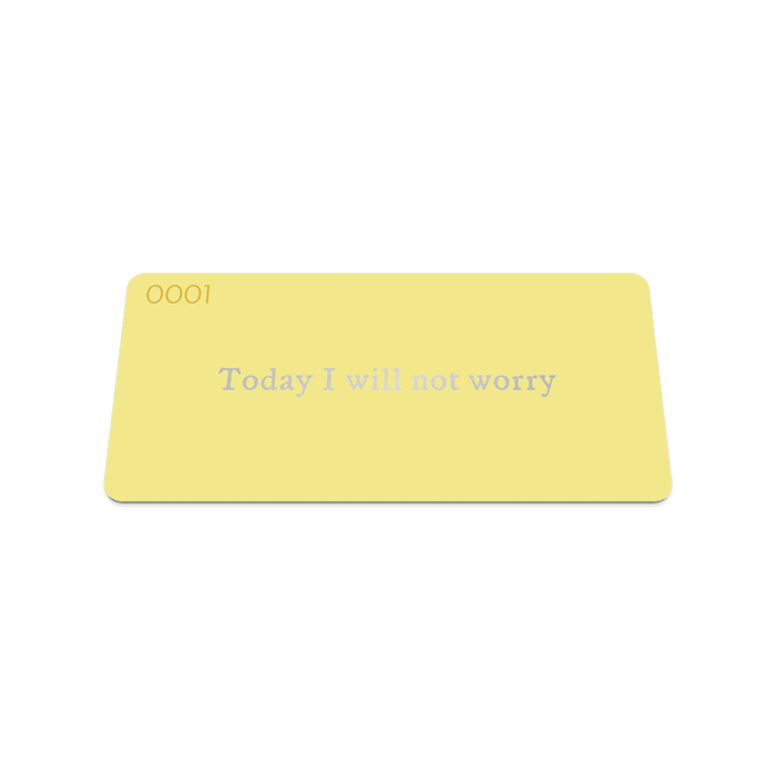 Today I Will Not Worry Ring