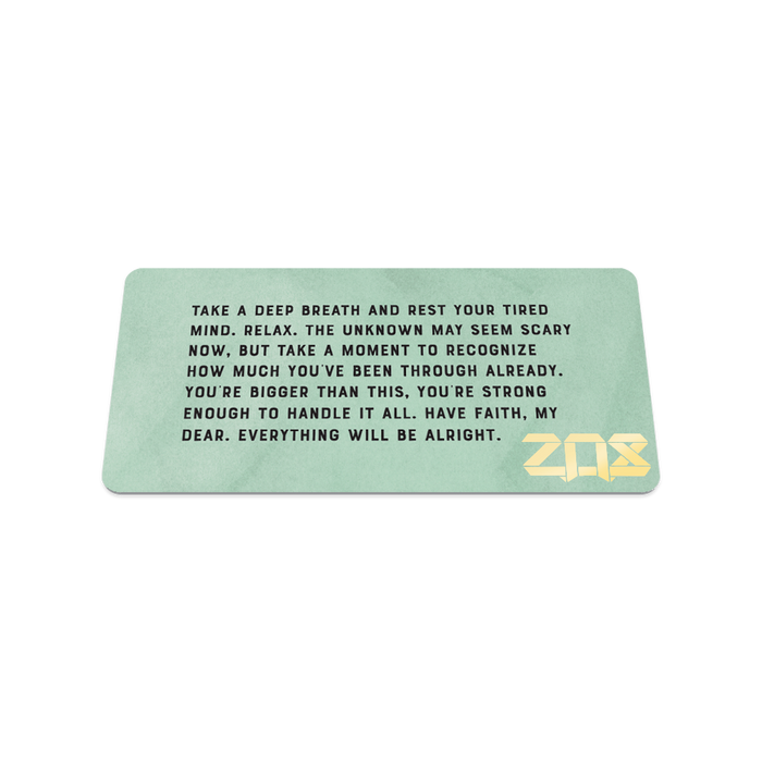 Today I Will Not Worry-Sold Out - Singles-ZOX - This item is sold out and will not be restocked.