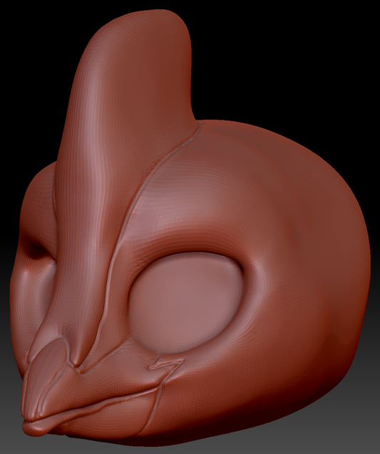 True Kemono Cassowary Head Base