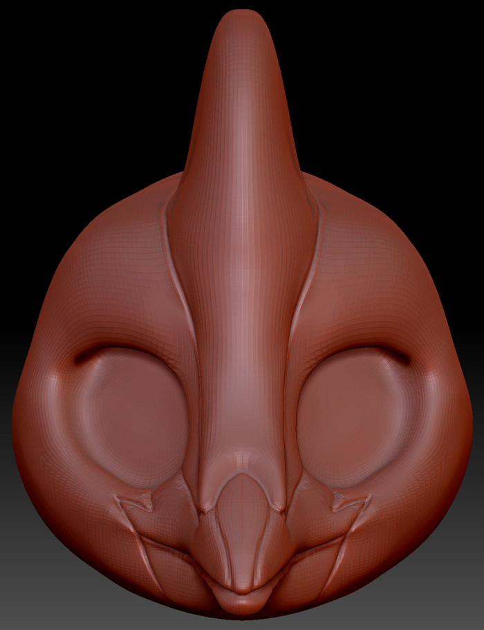 True Kemono Cassowary Head Base
