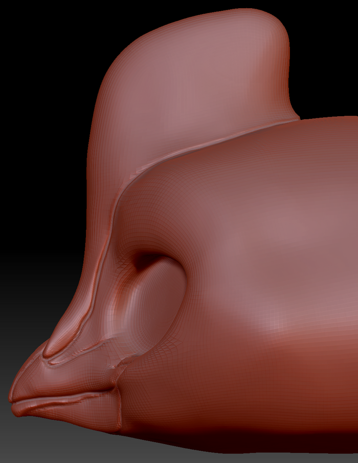 True Kemono Cassowary Head Base