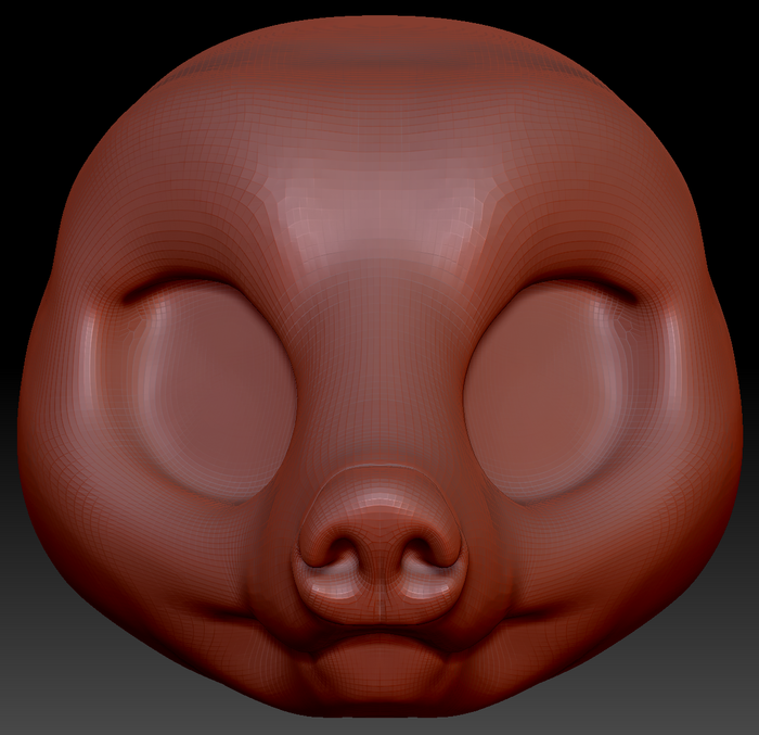 True Kemono Coatimundi Head Base