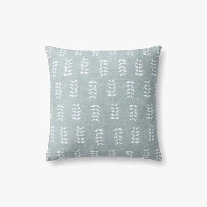 Tully Light Blue Down Pillow