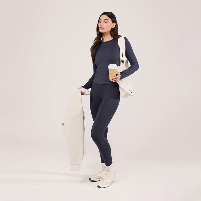 Ultimate Everyday Long Sleeve Top - Vintage Navy