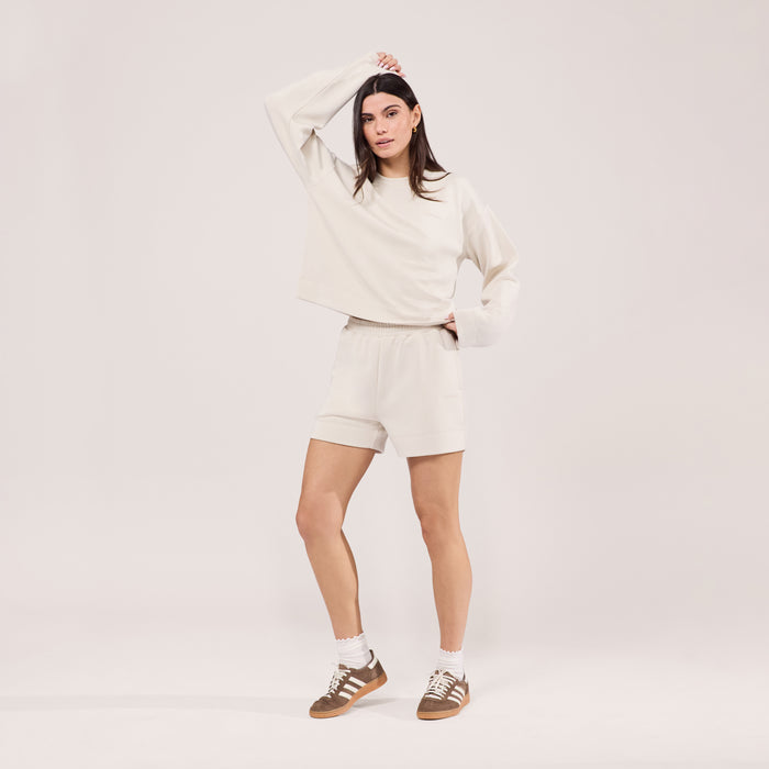 Ultimate Everyday Short Set - Ecru