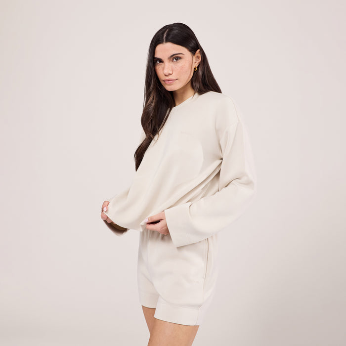 Ultimate Everyday Short Set - Ecru