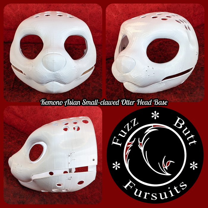 Western Kemono Asian Small-clawed Otter Head Base