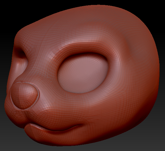 Western Kemono Asian Small-clawed Otter Head Base
