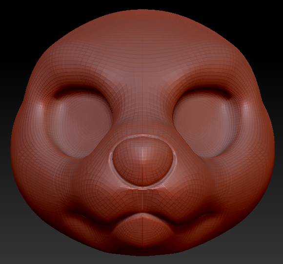 Western Kemono Asian Small-clawed Otter Head Base