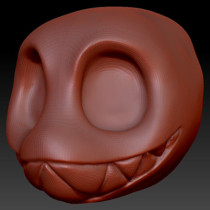 Western Kemono Basic Toothy Head Base