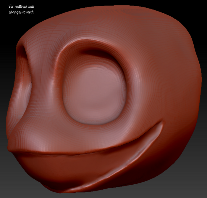 Western Kemono Basic Toothy Head Base