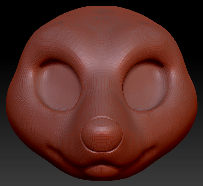 Western Kemono Black Bear Head Base
