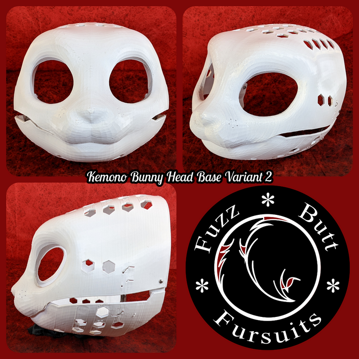 Western Kemono Bunny Head Base Variant 2