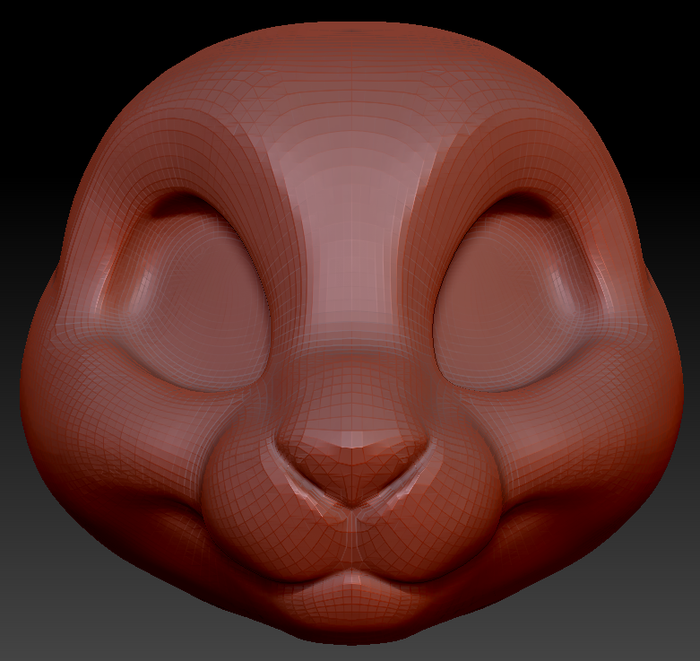 Western Kemono Bunny Head Base Variant 3