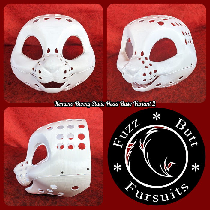 Western Kemono Bunny Static Jaw Head Base Variant 2