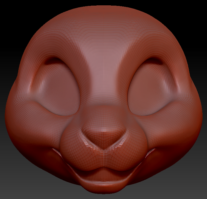 Western Kemono Bunny Static Jaw Head Base Variant 2