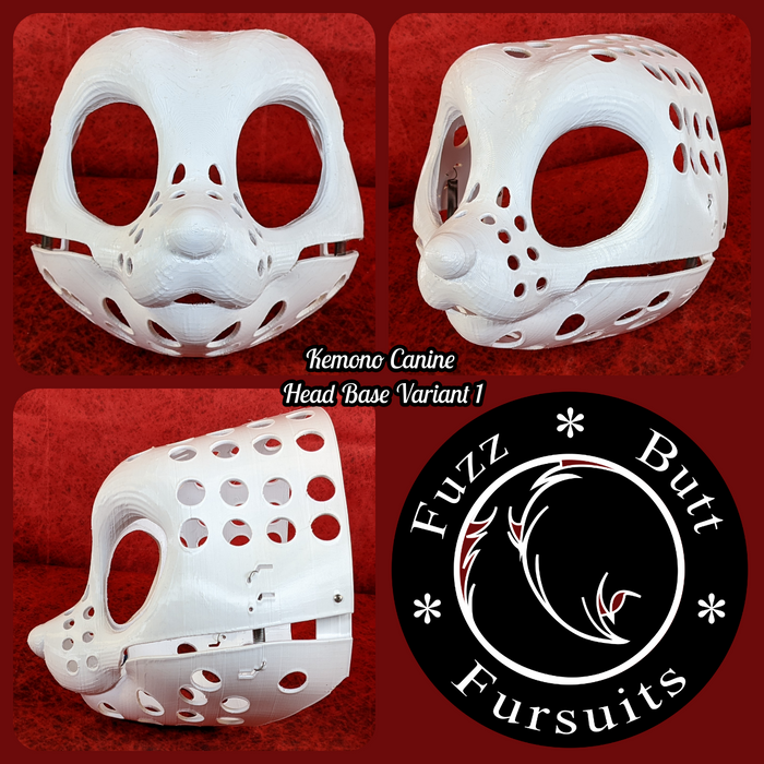 Western Kemono Canine Head Base Variant 1