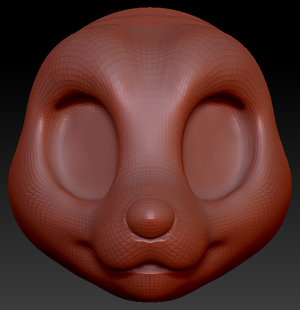 Western Kemono Canine Head Base Variant 1