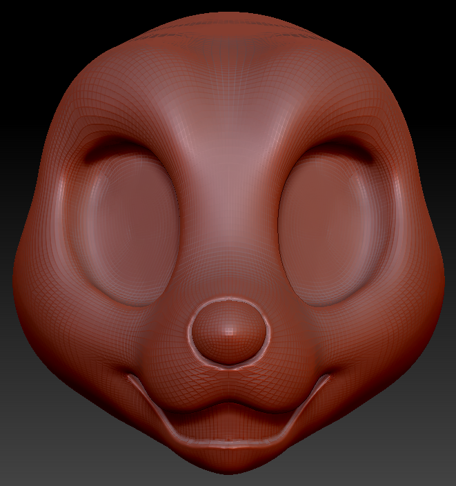 Western Kemono Canine Static Jaw Head Base Variant 1