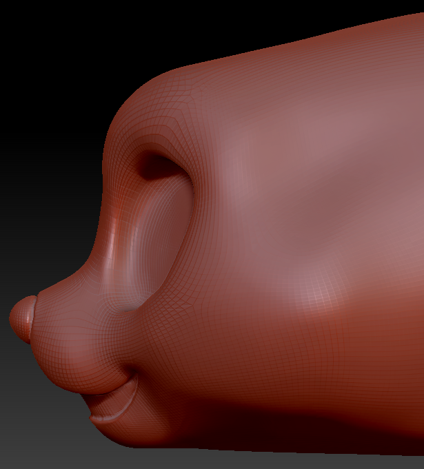Western Kemono Canine Static Jaw Head Base Variant 1