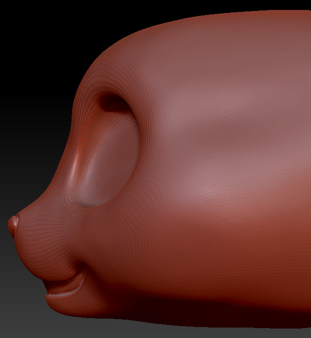 Western Kemono Canine Static Jaw Head Base Variant 2