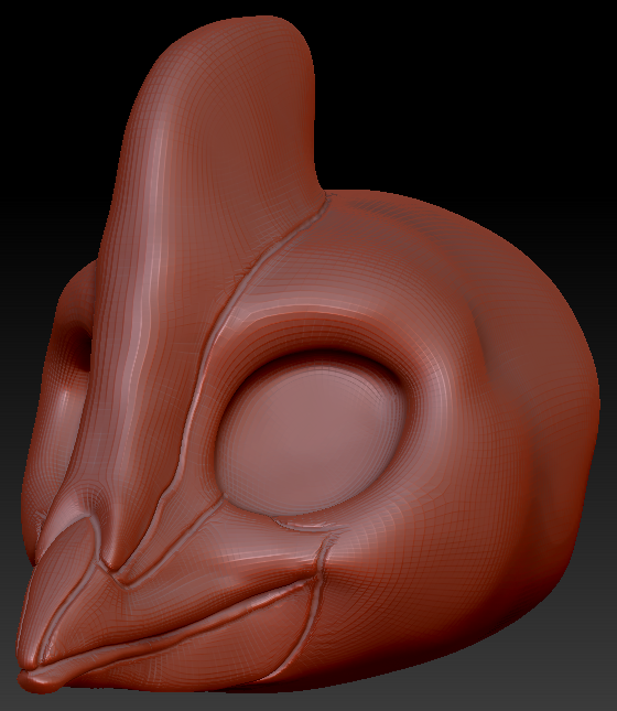 Western Kemono Cassowary Head Base