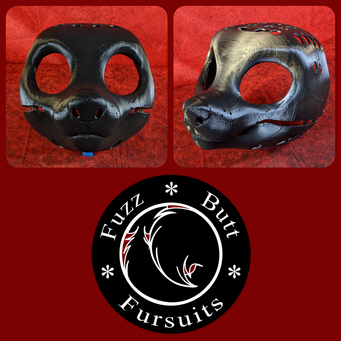 Western Kemono Corgi Head Base Variant 1
