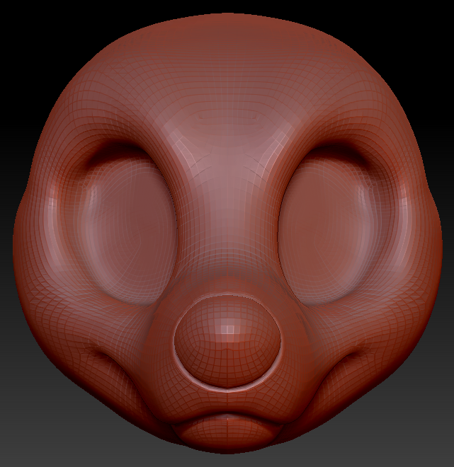 Western Kemono Corgi Head Base Variant 2