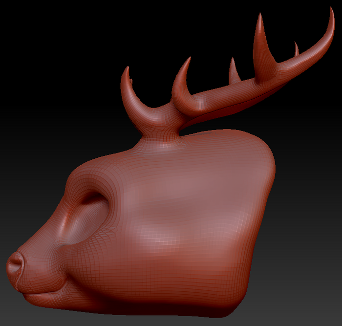 Western Kemono Deer Head Base Complex Variant 1