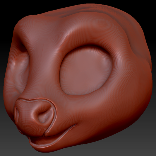 Western Kemono Deer Static Jaw Head Base Variant 1