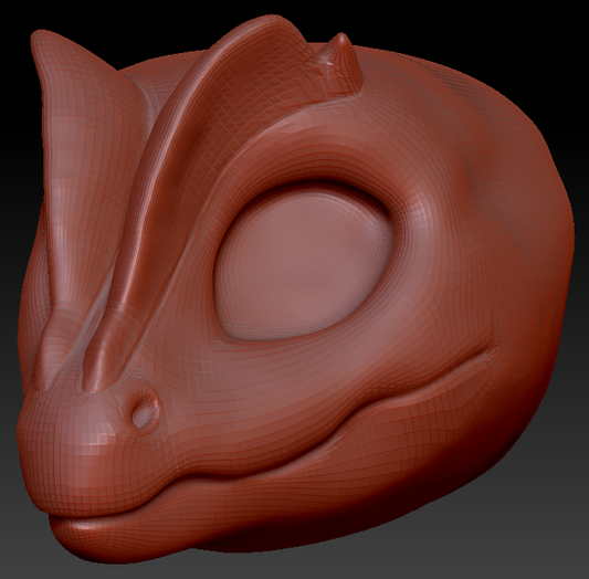 Western Kemono Dilophosaurus Head Base Complex Variant 1