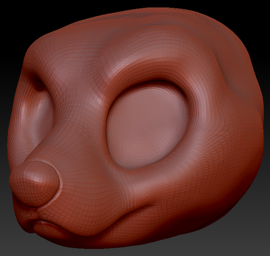 Western Kemono Doberman Head Base Variant 1
