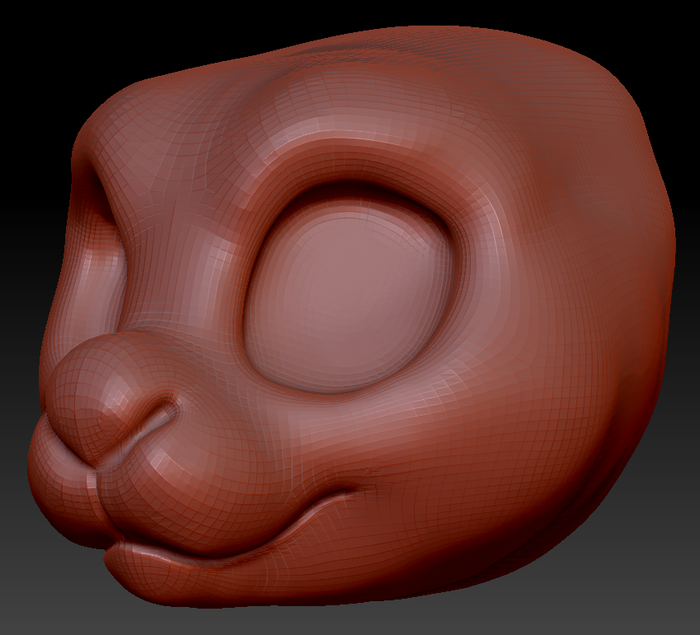 Western Kemono Drekkubus Head Base