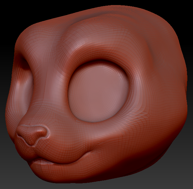 Western Kemono Feline Head Base Variant 4