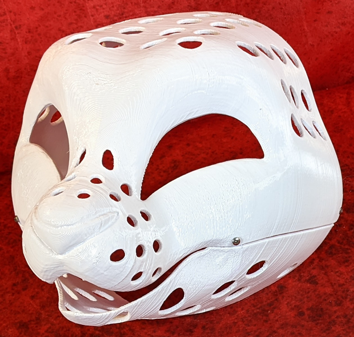 Western Kemono Feline Static Jaw Head Base Variant 1