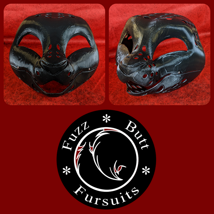 Western Kemono Feline Static Jaw Head Base Variant 1