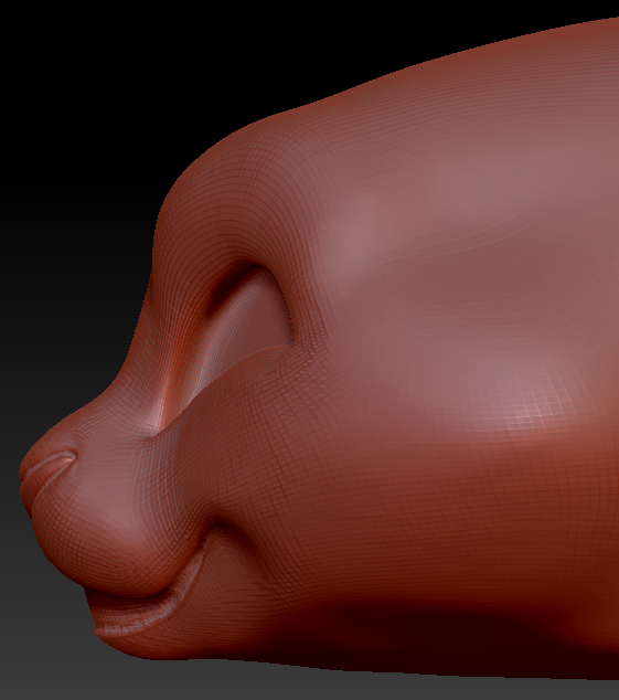 Western Kemono Feline Static Jaw Head Base Variant 1
