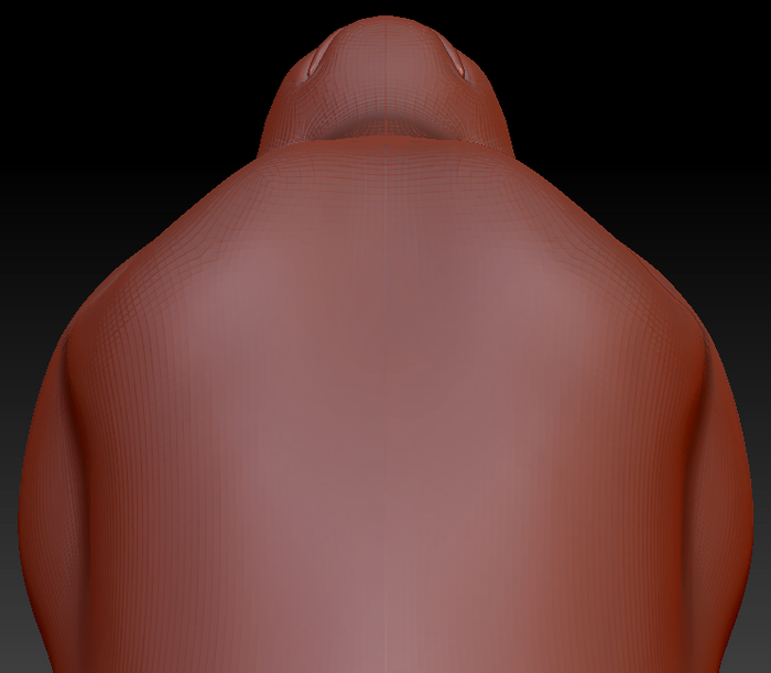 Western Kemono Feline Static Jaw Head Base Variant 1