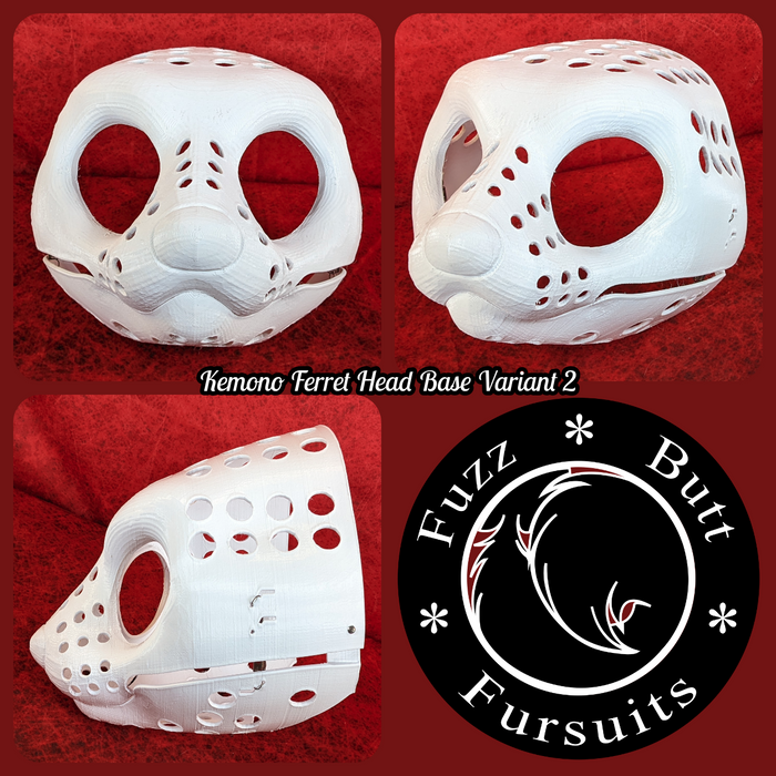 Western Kemono Ferret Head Base Variant 2