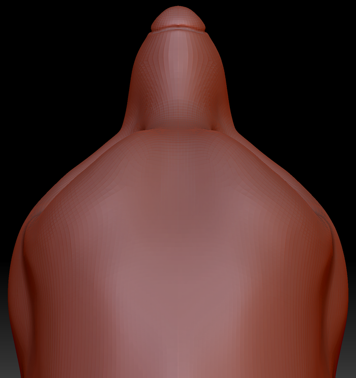 Western Kemono Fox Static Jaw Head Base Variant 1