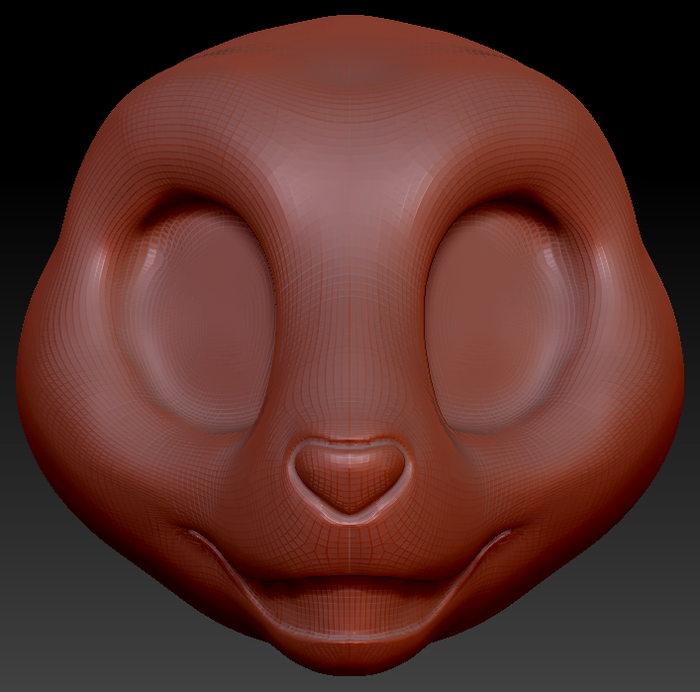 Western Kemono Giant Panda Static Jaw Head Base