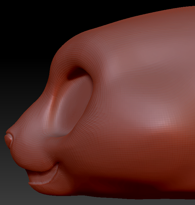 Western Kemono Giant Panda Static Jaw Head Base