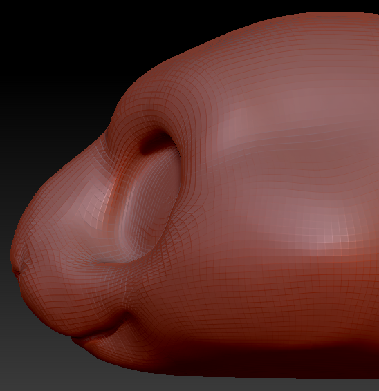 Western Kemono Guinea Pig Head Base Variant 1