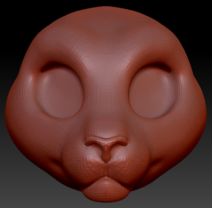 Western Kemono Jaguar Head Base
