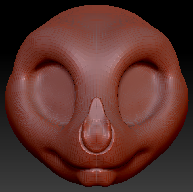 Western Kemono Leaf-nosed Bat Head Base Variant 2